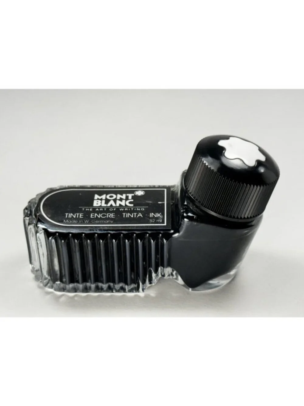 Montblanc 52ml Ink Bottle FULL Made in W Germany Original Fountain Pen Vintage